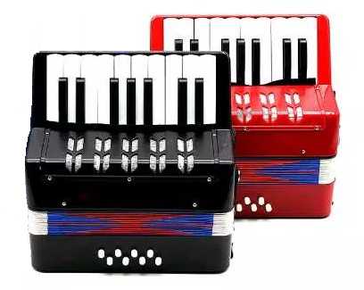 Mini Acordeon Para Niños, De 17 Acordes