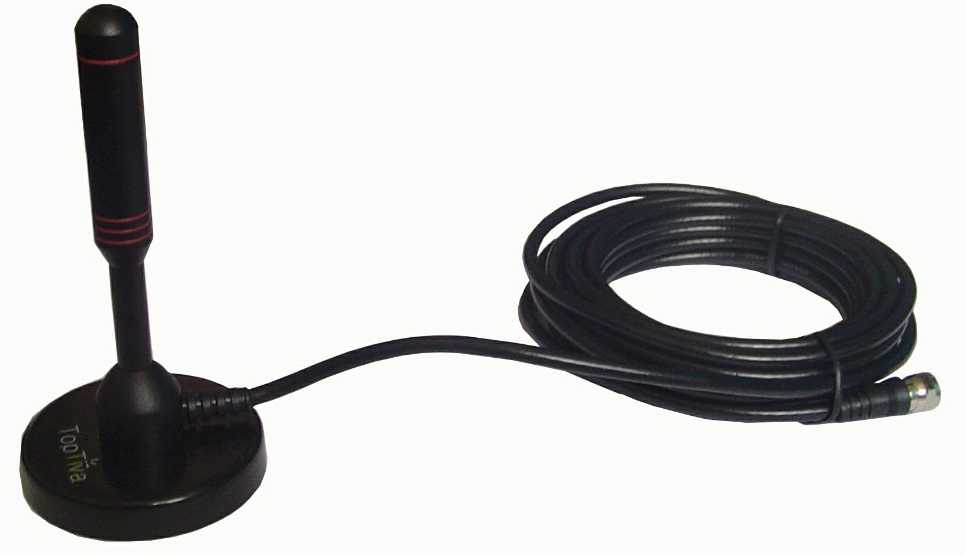 Antena Tv Digital 5db Isdb-ides, Base Magnética, Tv Portátil