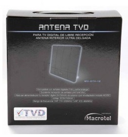 Antena Tv Digital 3db Isdb-i, Base Magnética, Tv Portátil