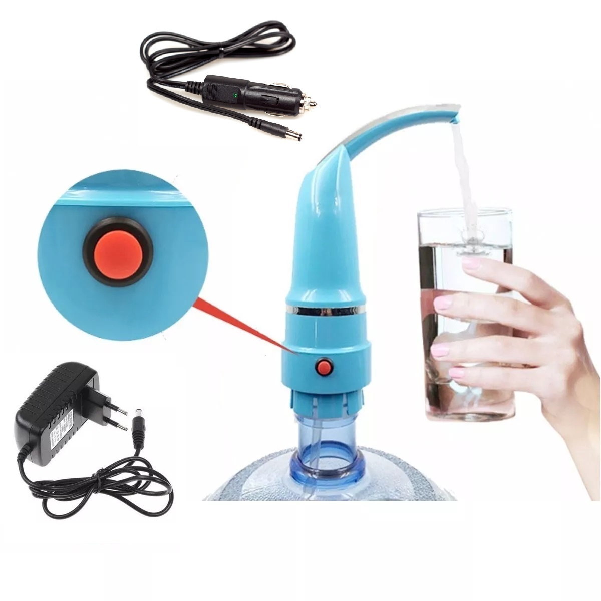 Dispensador Electrico De Agua 10, 20 Lt Para 220v/12v