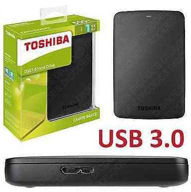 Disco Duro, Toshiba 1tb, Antigolpe, Usb 3.0 O 2.0