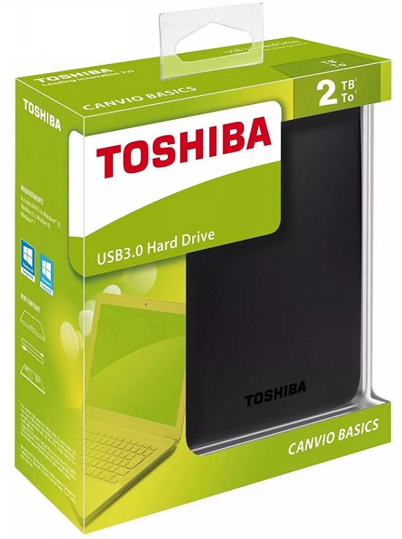 Disco Duro Externo, Toshiba 2tb, Usb 3.0