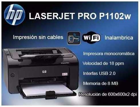 Instalaciones mil millones Posicionamiento en buscadores Impresora Laser Hp Laserjet Pro P1102 Wifi