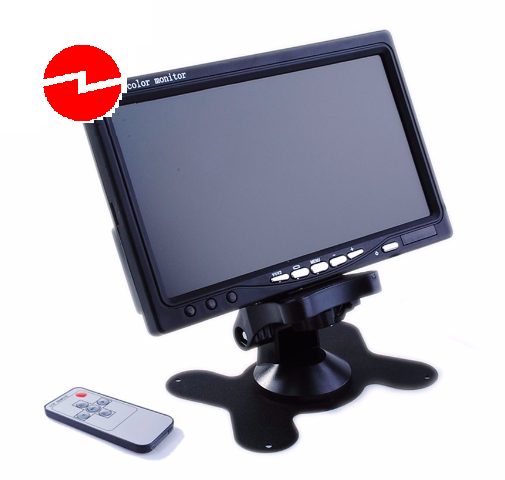 Pantalla Monitor Color 7 Lcd Auto, Casa, Ofi, Retroceso