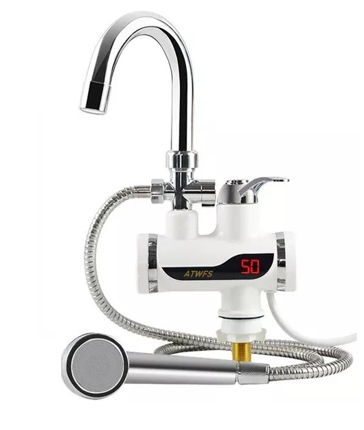 Llave Agua Caliente, Fria Electrico Lavaplato Ducha.