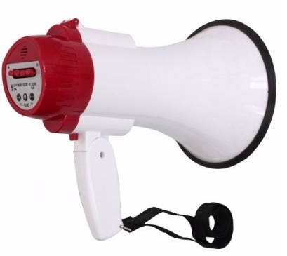 Megáfono Alto Parlante 250 Metros 15w Grabación C/pilas