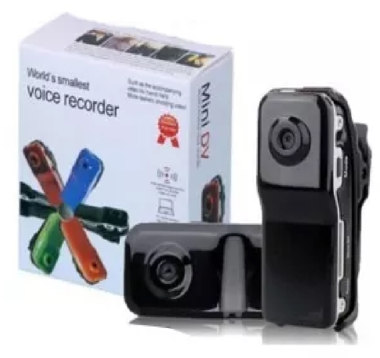 Mini Camara Espia Y Grabadora De Voz, Se Activa Por Voz