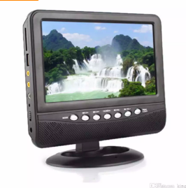 Mini Tv Portatil 7 Televisor Digital, Usb, Sd, Bate, 220/12v