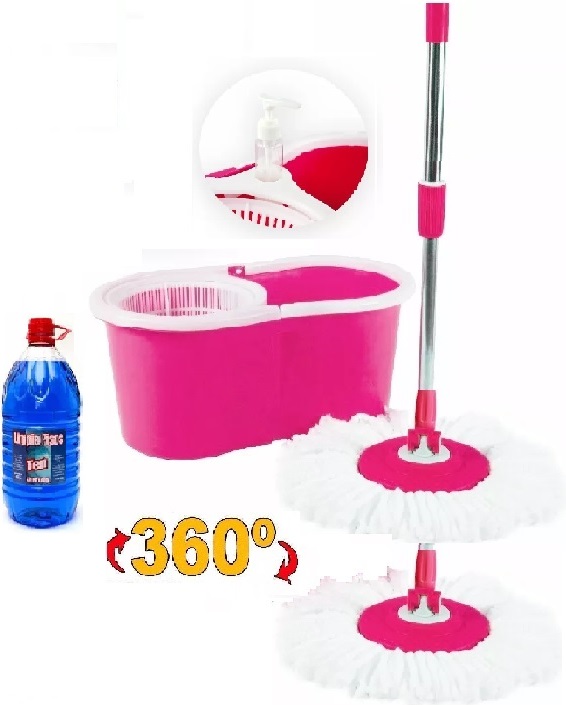 Mopa Giratoria 360º Sin Pedal Tambor Metalico