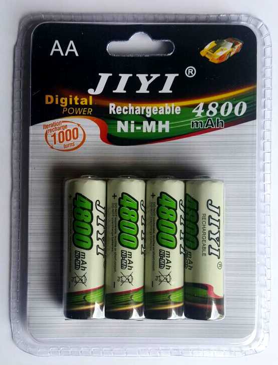Pilas Recargables Aa 4800 Mah 4 Unidades