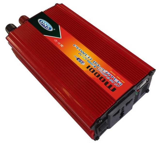 Power Inverter, Inversor Dc 12v A Ac 220v+ 5vusb 1000w