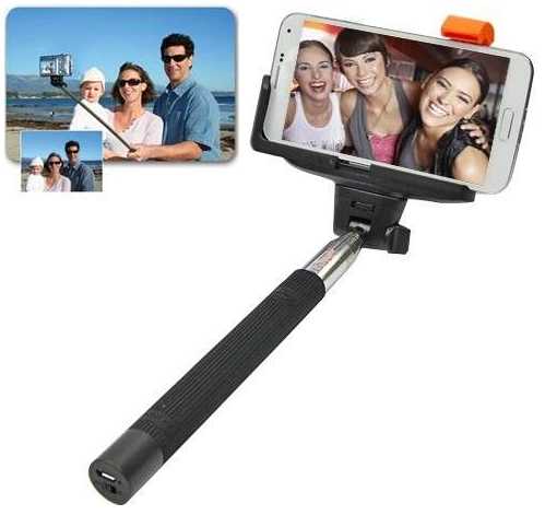 Bastón extensible para selfies Bluetooth.