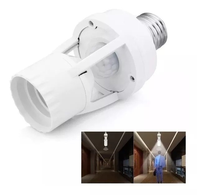Soquete Sensor Movimiento Adaptador