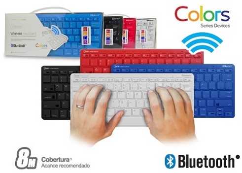 Teclado Inalámbrico Bluetooth, Androide, Mac, Windows