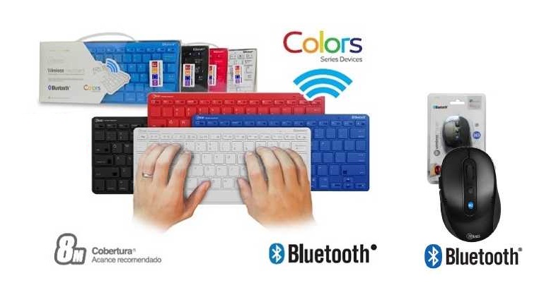 Teclado Y Mouse Inalámbrico Bluetooth Español Androi Mac Win